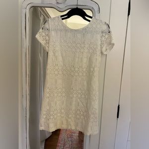 Lulus White Eyelet Dress